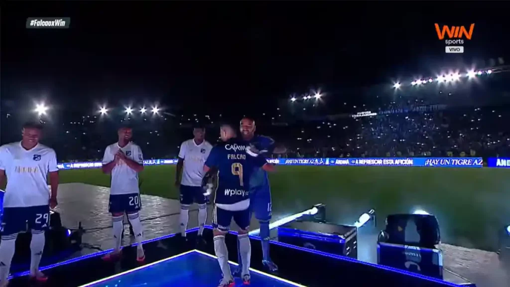 Presentación de Falcao en Millonarios