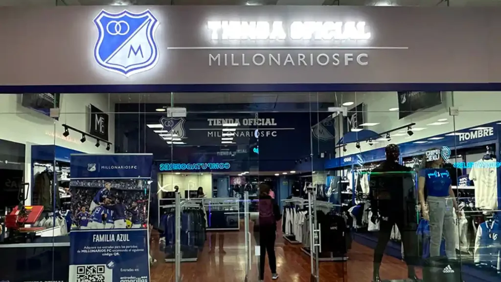 Tienda azul Millonarios